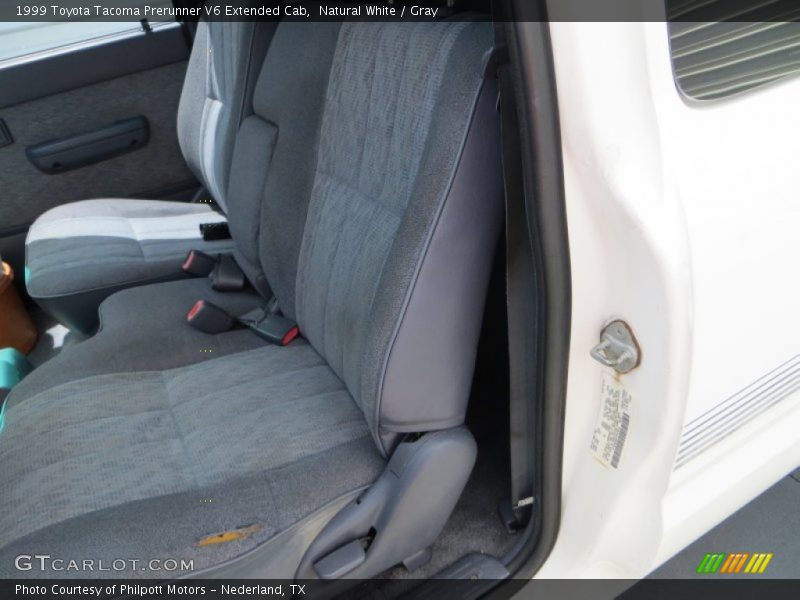 Natural White / Gray 1999 Toyota Tacoma Prerunner V6 Extended Cab