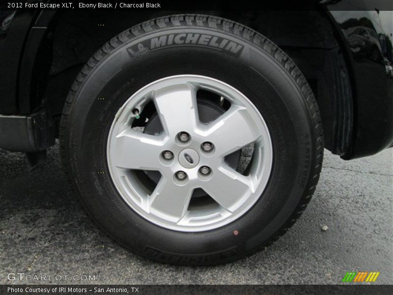 Ebony Black / Charcoal Black 2012 Ford Escape XLT