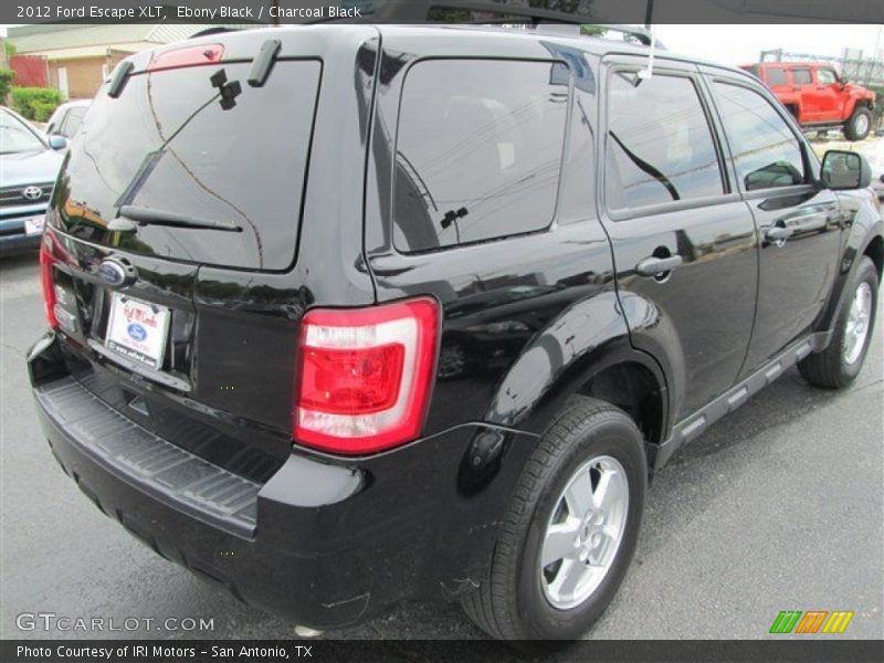 Ebony Black / Charcoal Black 2012 Ford Escape XLT