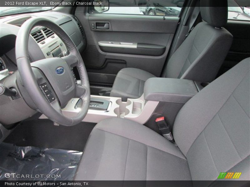 Ebony Black / Charcoal Black 2012 Ford Escape XLT
