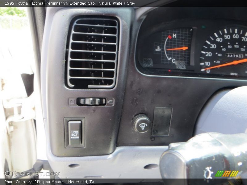Natural White / Gray 1999 Toyota Tacoma Prerunner V6 Extended Cab