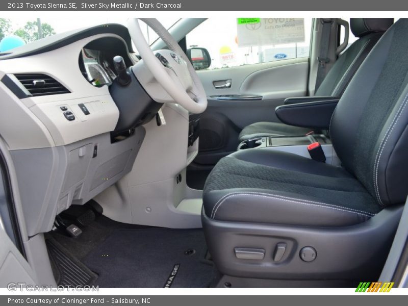 Silver Sky Metallic / Dark Charcoal 2013 Toyota Sienna SE