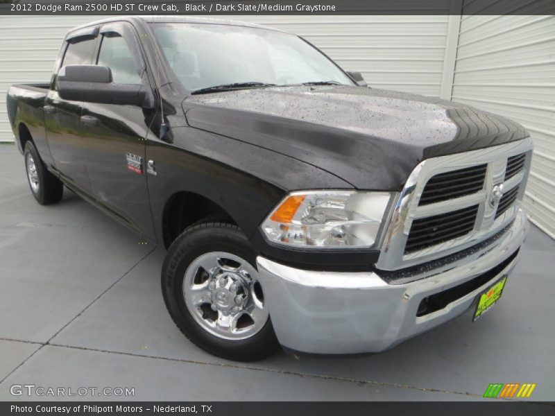 Black / Dark Slate/Medium Graystone 2012 Dodge Ram 2500 HD ST Crew Cab