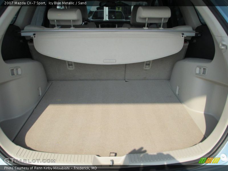 Icy Blue Metallic / Sand 2007 Mazda CX-7 Sport