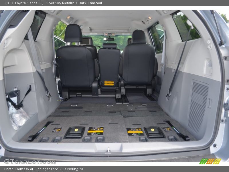 Silver Sky Metallic / Dark Charcoal 2013 Toyota Sienna SE