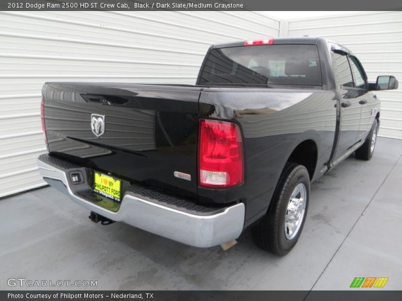 Black / Dark Slate/Medium Graystone 2012 Dodge Ram 2500 HD ST Crew Cab