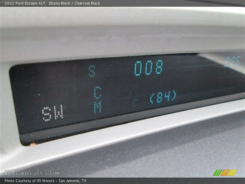 Ebony Black / Charcoal Black 2012 Ford Escape XLT