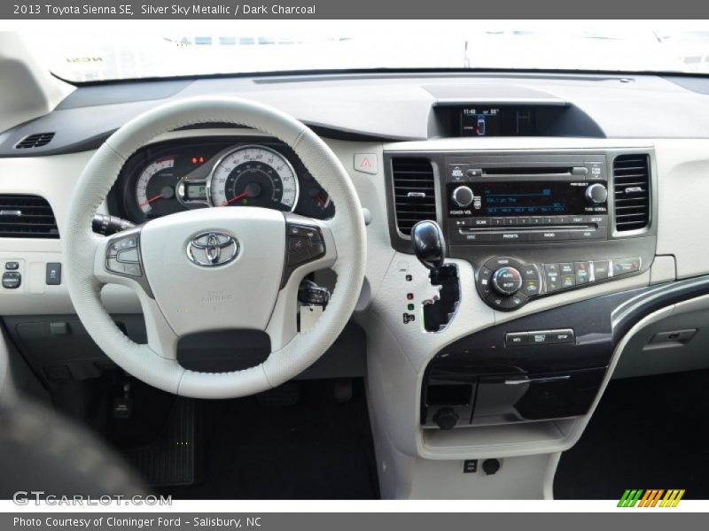 Silver Sky Metallic / Dark Charcoal 2013 Toyota Sienna SE