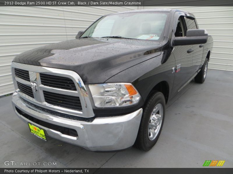 Black / Dark Slate/Medium Graystone 2012 Dodge Ram 2500 HD ST Crew Cab