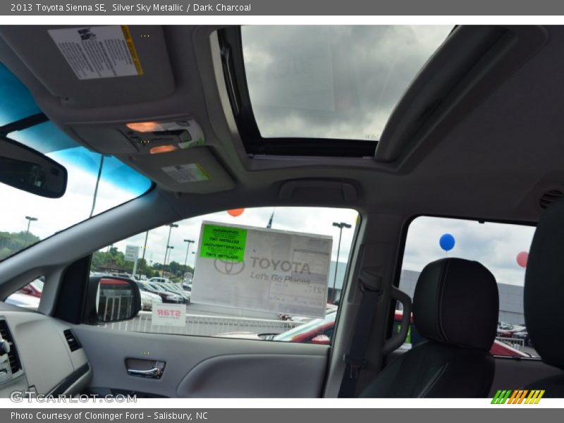 Silver Sky Metallic / Dark Charcoal 2013 Toyota Sienna SE