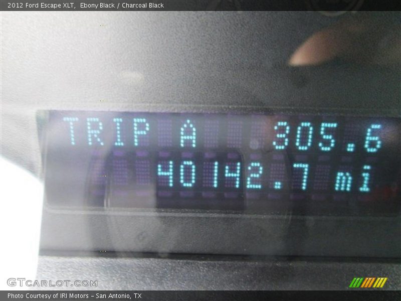 Ebony Black / Charcoal Black 2012 Ford Escape XLT