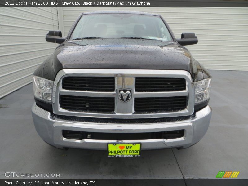Black / Dark Slate/Medium Graystone 2012 Dodge Ram 2500 HD ST Crew Cab