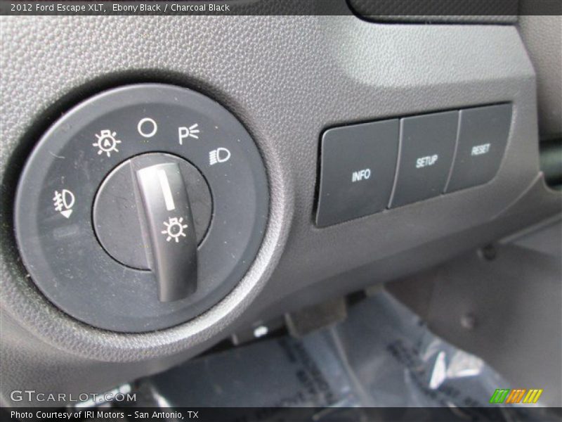 Ebony Black / Charcoal Black 2012 Ford Escape XLT