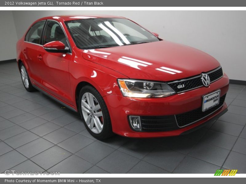 Tornado Red / Titan Black 2012 Volkswagen Jetta GLI