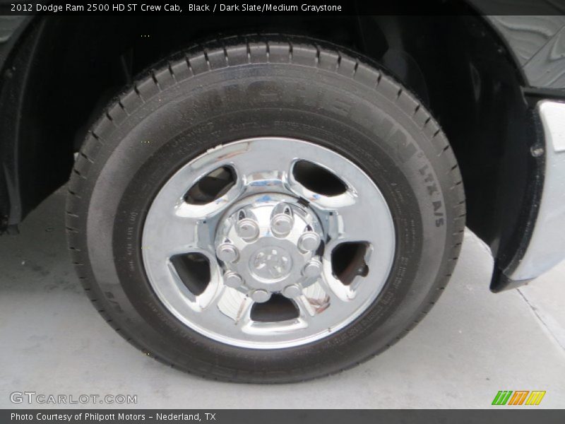 Black / Dark Slate/Medium Graystone 2012 Dodge Ram 2500 HD ST Crew Cab