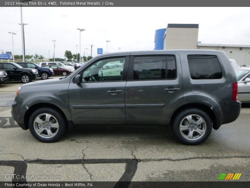 Polished Metal Metallic / Gray 2013 Honda Pilot EX-L 4WD