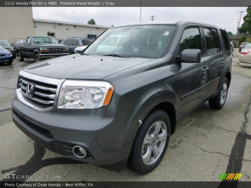 Polished Metal Metallic / Gray 2013 Honda Pilot EX-L 4WD