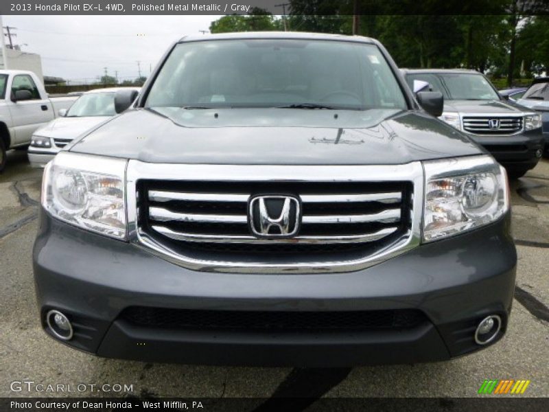 Polished Metal Metallic / Gray 2013 Honda Pilot EX-L 4WD