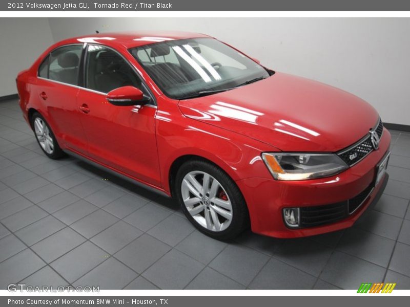 Tornado Red / Titan Black 2012 Volkswagen Jetta GLI