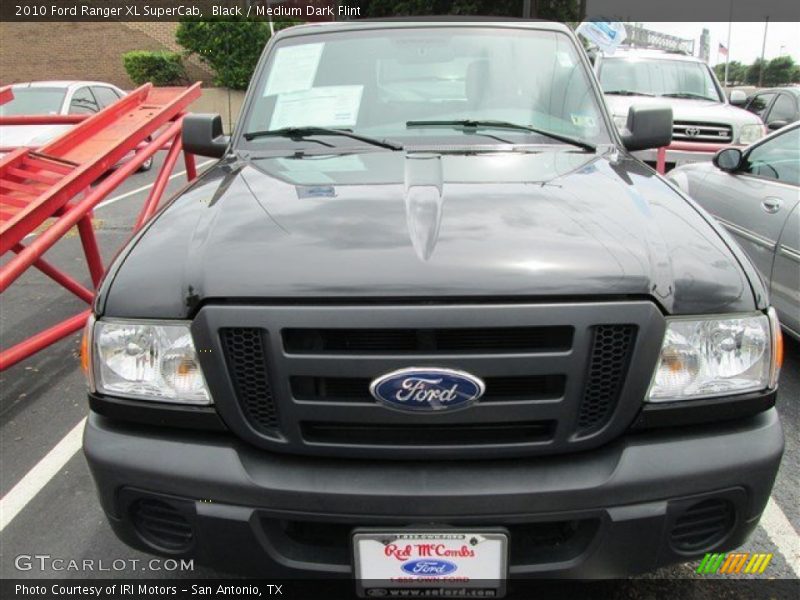 Black / Medium Dark Flint 2010 Ford Ranger XL SuperCab