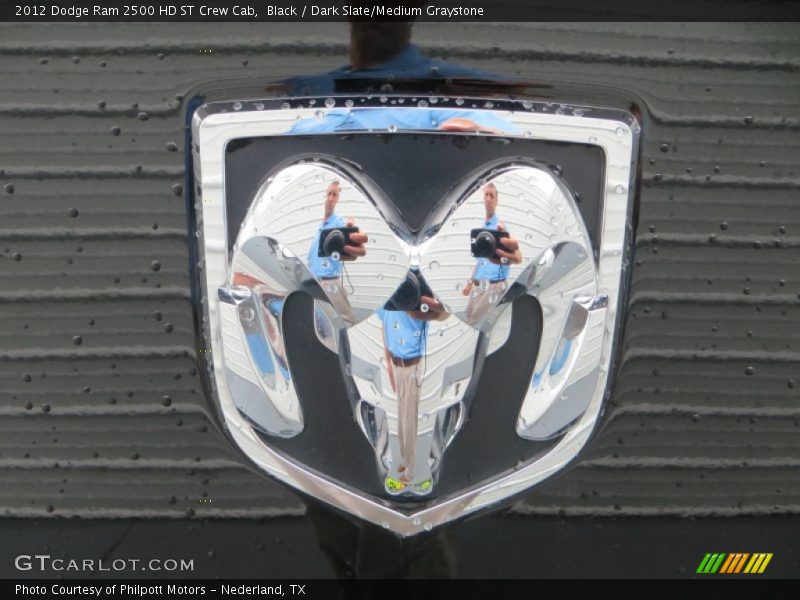 Black / Dark Slate/Medium Graystone 2012 Dodge Ram 2500 HD ST Crew Cab