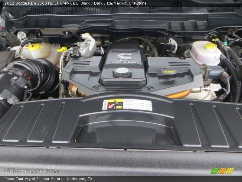Black / Dark Slate/Medium Graystone 2012 Dodge Ram 2500 HD ST Crew Cab