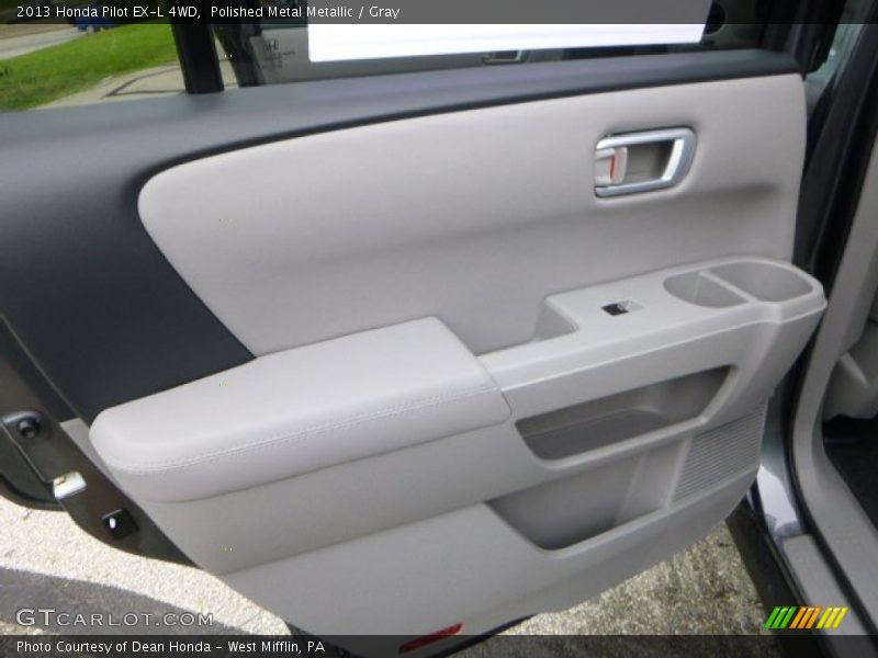Polished Metal Metallic / Gray 2013 Honda Pilot EX-L 4WD