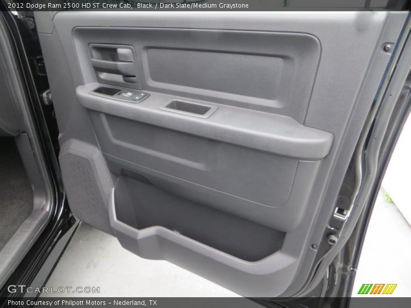 Black / Dark Slate/Medium Graystone 2012 Dodge Ram 2500 HD ST Crew Cab