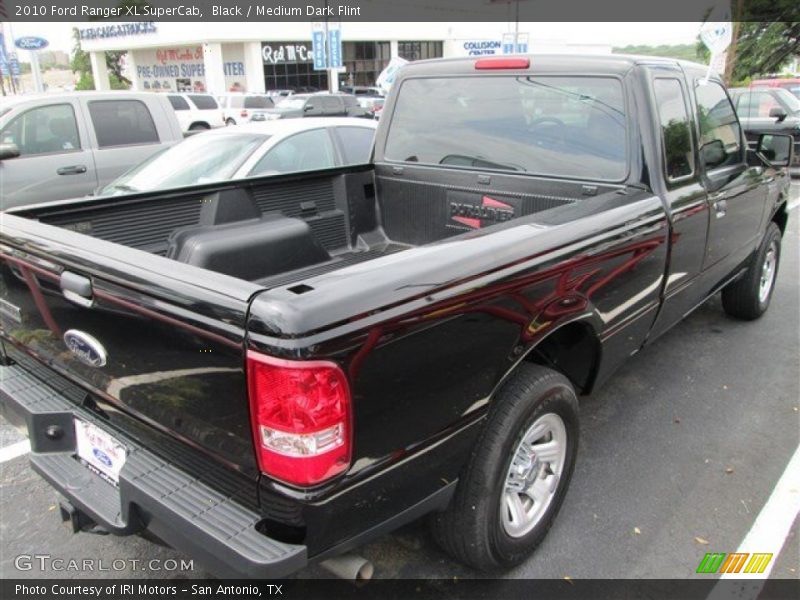Black / Medium Dark Flint 2010 Ford Ranger XL SuperCab