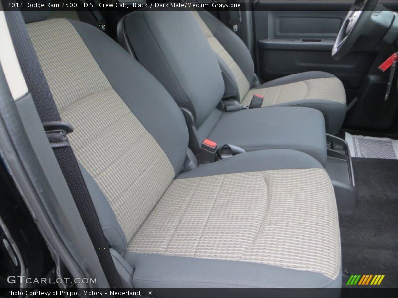 Black / Dark Slate/Medium Graystone 2012 Dodge Ram 2500 HD ST Crew Cab