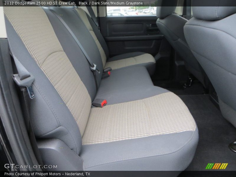 Black / Dark Slate/Medium Graystone 2012 Dodge Ram 2500 HD ST Crew Cab