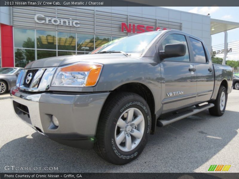 Gun Metallic / Charcoal 2013 Nissan Titan SV Crew Cab