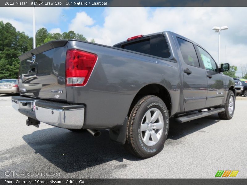 Gun Metallic / Charcoal 2013 Nissan Titan SV Crew Cab