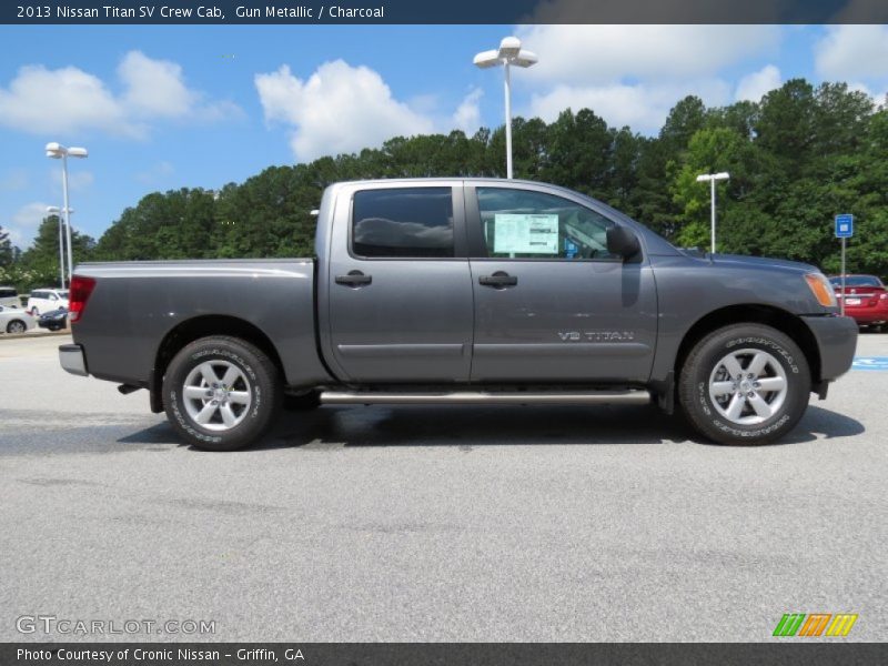 Gun Metallic / Charcoal 2013 Nissan Titan SV Crew Cab