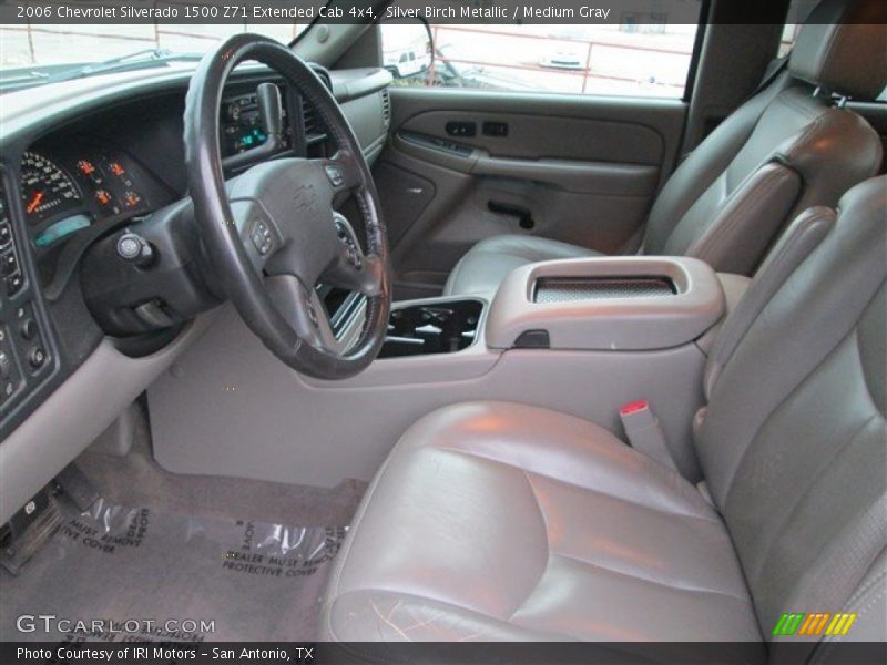 Silver Birch Metallic / Medium Gray 2006 Chevrolet Silverado 1500 Z71 Extended Cab 4x4