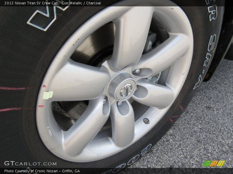 Gun Metallic / Charcoal 2013 Nissan Titan SV Crew Cab