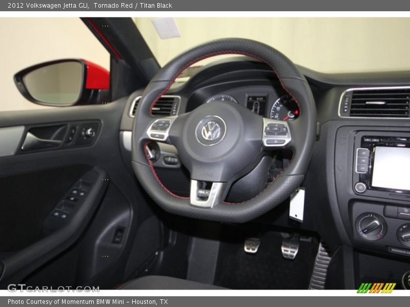 Tornado Red / Titan Black 2012 Volkswagen Jetta GLI
