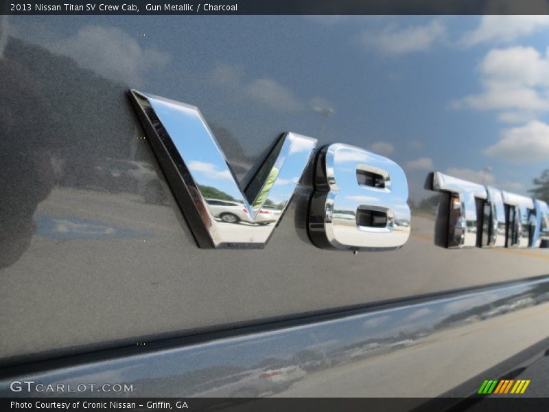 Gun Metallic / Charcoal 2013 Nissan Titan SV Crew Cab