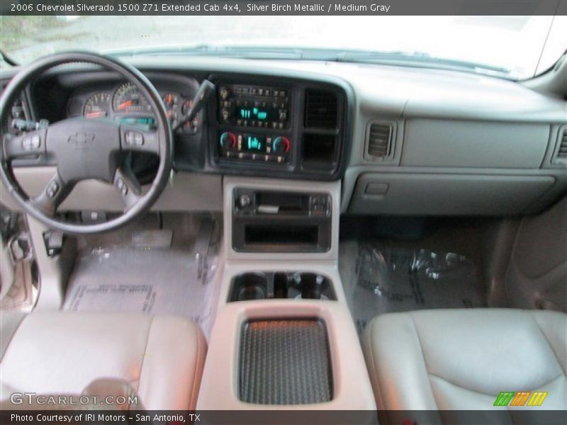 Silver Birch Metallic / Medium Gray 2006 Chevrolet Silverado 1500 Z71 Extended Cab 4x4
