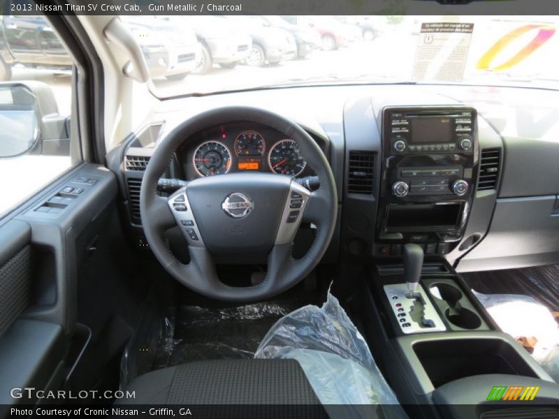 Gun Metallic / Charcoal 2013 Nissan Titan SV Crew Cab