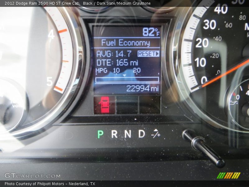 Black / Dark Slate/Medium Graystone 2012 Dodge Ram 2500 HD ST Crew Cab
