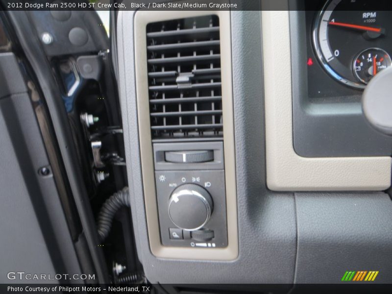 Black / Dark Slate/Medium Graystone 2012 Dodge Ram 2500 HD ST Crew Cab