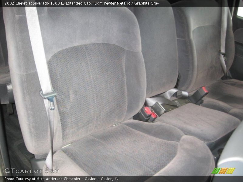 Light Pewter Metallic / Graphite Gray 2002 Chevrolet Silverado 1500 LS Extended Cab