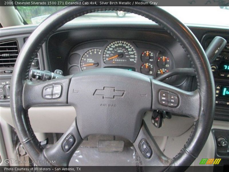 Silver Birch Metallic / Medium Gray 2006 Chevrolet Silverado 1500 Z71 Extended Cab 4x4