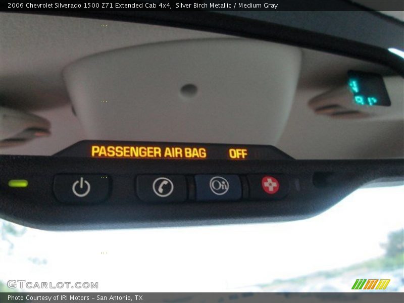 Silver Birch Metallic / Medium Gray 2006 Chevrolet Silverado 1500 Z71 Extended Cab 4x4