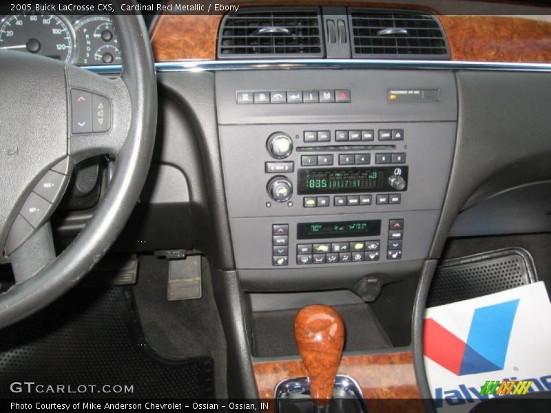 Controls of 2005 LaCrosse CXS