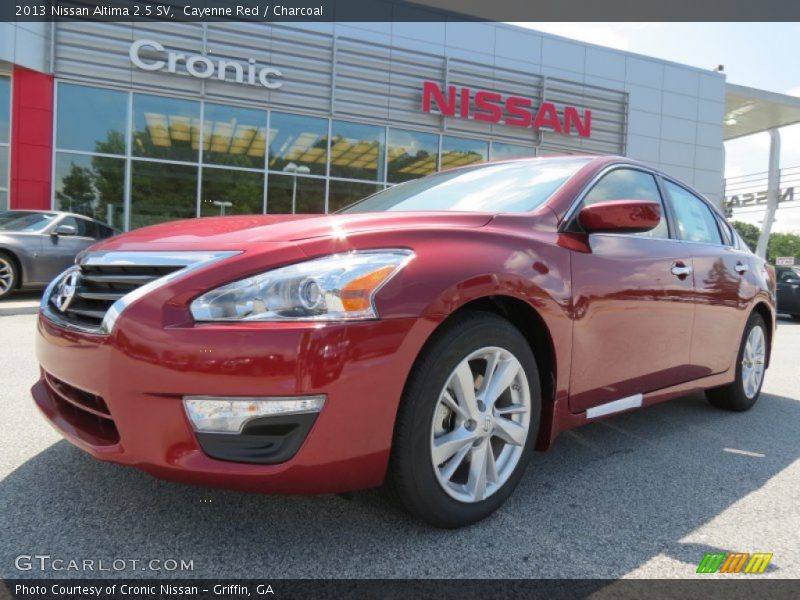 Cayenne Red / Charcoal 2013 Nissan Altima 2.5 SV