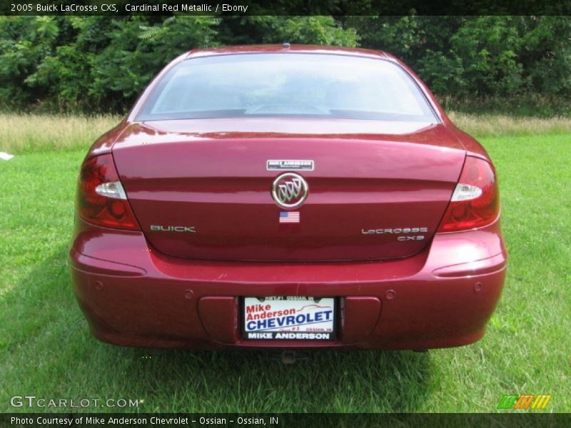 Cardinal Red Metallic / Ebony 2005 Buick LaCrosse CXS