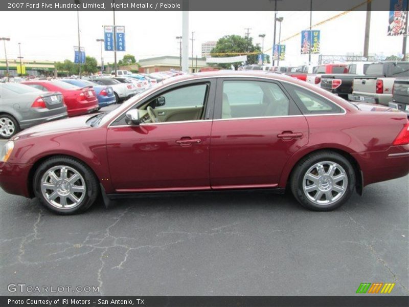 Merlot Metallic / Pebble 2007 Ford Five Hundred Limited