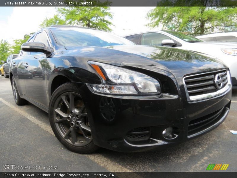 Super Black / Charcoal 2012 Nissan Maxima 3.5 S
